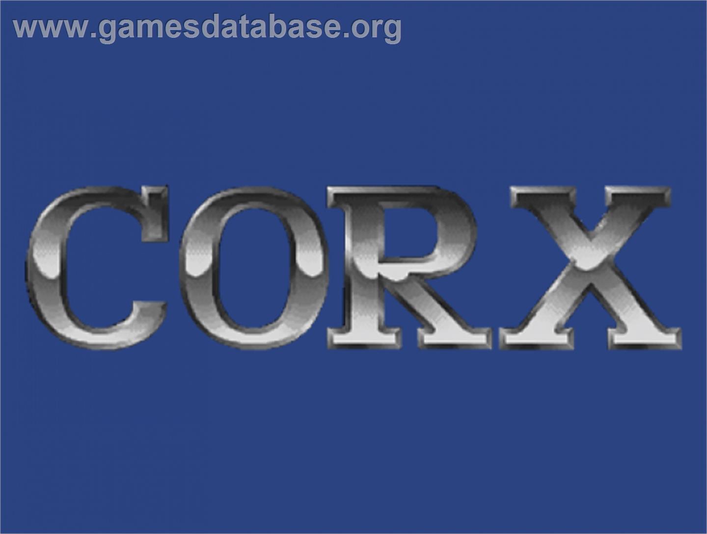 Corx - Commodore Amiga - Artwork - Cartridge Top